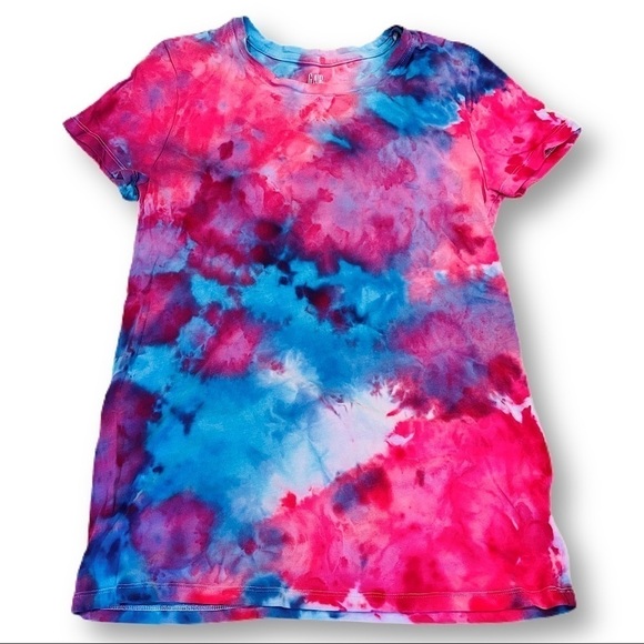 Tie dye tshirt night sky galaxy ocean M - Picture 1 of 5